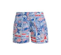 ADIDAS SPORTSWEAR Moda de baño deportiva 'Adidas x Marvel Spider-Man' marino / rojo / blanco 140xregular marino / rojo / blanco