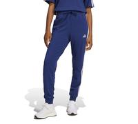ADIDAS SPORTSWEAR Pantalón ajustado de felpa Essentials 3 stripes. Color Azul Marino