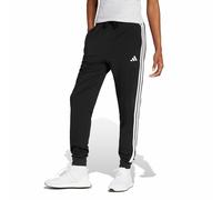 ADIDAS SPORTSWEAR Pantalón ajustado de felpa Essentials 3 stripes. Color Negro