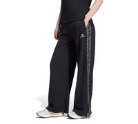 ADIDAS SPORTSWEAR Pantalón ancho con estampado 3 STRIPES. Color Negro