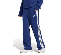ADIDAS SPORTSWEAR Pantalón ancho de felpa ESSENTIALS 3 STRIPES. Color azul
