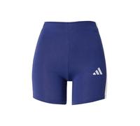 adidas Donna Essentials 3-Stripes High Waisted Biker Shorts, Dark Blue/White, XXL