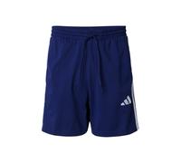 Adidas Uomo Essential Three Stripes Single Jersey Short 7IN, Dark Blue/White, XL