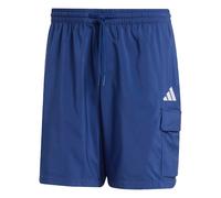 adidas Hombre Essentials Small Logo Cargo Chelsea Short, Dark Blue/White, XXL