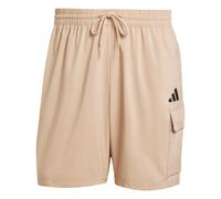 adidas Hombre Essentials Small Logo Cargo Chelsea Short, Warm Sandstone/Black, M