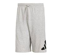Adidas Uomo Essentials Big Logo French Terry Short, Medium Grey Heather/Black, XL