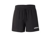 adidas Donna Essentials Linear French Terry Shorts, Black/White, XS