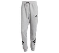 adidas Uomo Future Icons Three Stripes Pant, Medium Grey Heather, S