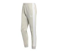 adidas Uomo 3-Stripes Tricot Track Pant, Alumina/White, S