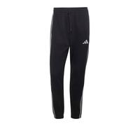 adidas Hombre Seasonal Essentials Colorblock French Terry Cuffed Pants, Black/Grey Five/LGH Solid Grey, M