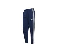ADIDAS SPORTSWEAR Pantalón 'Essentials 3-Stripes Fleece Tapered Cuffed' azul oscuro / blanco 36-38 EUR