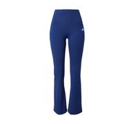 adidas Donna Essentials Small Logo Flared Leggings, Dark Blue/White, XS