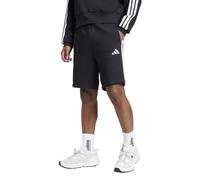 ADIDAS SPORTSWEAR Pantalones cortos básicos de felpa con 3 rayas. Color Negro
