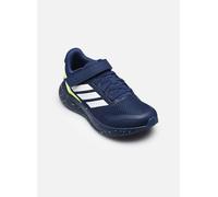Adidas Unisex niños RUNFALCON 5 Shoes Kids, Dark Blue/FTWR White/hi-Res Yellow, 28 EU