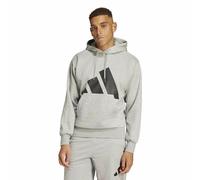 ADIDAS SPORTSWEAR Sudadera con capucha de felpa con logo grande Essential. Color Gris Jaspeado