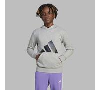 Adidas Sportswear Sudadera con capucha de felpa. Talla 132/138 cm (9/10 años). Color Gris