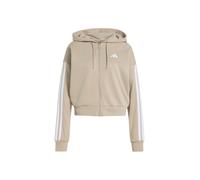 ADIDAS SPORTSWEAR Sudadera con cremallera deportiva 'Essentials' caqui / blanco XL caqui / blanco