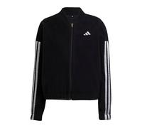 ADIDAS SPORTSWEAR Sudadera con cremallera deportiva negro / blanco S negro / blanco