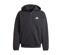 ADIDAS SPORTSWEAR Sudadera con cremallera deportiva negro / blanco XL negro / blanco