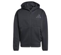 ADIDAS SPORTSWEAR Sudadera con cremallera deportiva 'Z.N.E.' gris oscuro / negro SxTallas normales gris oscuro / negro