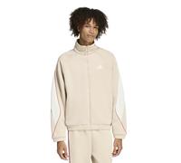 ADIDAS SPORTSWEAR Sudadera gráfica de cuello alto con cremallera. Color beige
