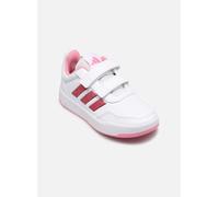 adidas Unisex niños Tensaur Sport 3.0 Hook and Loop Kids Shoes, FTWR White/Bliss Pink/Grey Two, 33 EU