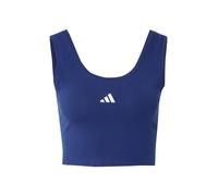 Adidas Mujer Essentials Small Logo Cotton Lifestyle Tank, Dark Blue/White, L