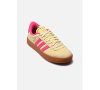 adidas VL Court 3.0 Shoes, Zapatillas Mujer, Powder Yellow Shock Pink Gold Met, 38 2/3 EU