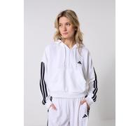 adidas sportswear W 3S FT QZ HD L Blanco