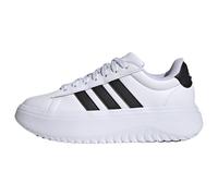 adidas Women's Zapatilla Grand Court Platform, Cloud White/Core Black/Core Black, 40 2/3