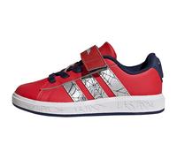 adidas Unisex niños Marvel Spider-Man Grand Court Kids Shoes, Pure Ruby/Silver Met./Dark Blue, 30 1/2 EU