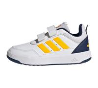 adidas Unisex niños Tensaur Sport 3.0 Hook and Loop Kids Shoes, FTWR White/Collegiate Gold/Collegiate Navy, 28 EU