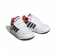 adidas Hoops Shoes, Zapatilla de deporte Unisex niños, Cloud White Core Black Bright Red, 25 EU