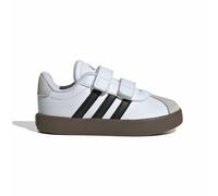 adidas VL Court 3.0 Shoes Infants, Zapatos Unisex niños, Cloud White/Core Black/Grey One, 20 EU