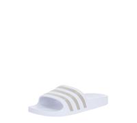ADIDAS SPORTSWEAR Zapatos abiertos 'Adilette Aqua' plata / blanco 44,5-45 plata / blanco