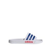 adidas Unisex adulto Adilette Shower Slides, ftwr white/team royal blue/pure ruby, 40.5 EU
