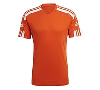adidas Squadra 21 Jersey, Camiseta de mangas corta Hombre, Team Orange / White, S