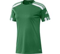 adidas Squadra 21 Jersey Camiseta de Mangas Corta, Mujer, Team Green/White, L
