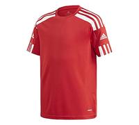 adidas Squadra 21 Jersey Camiseta de Mangas Corta, Niños, Team Power Red/White, 15 años