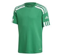 adidas Squadra 21 Jersey Camiseta de mangas corta, Team Green/White, 176 Niños