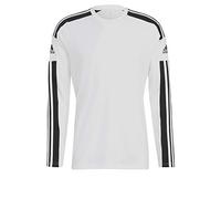 adidas Squadra 21 Long Sleeve Jersey Camisa de Manga Larga, Hombre, White/Black, L