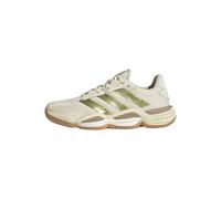 adidas Stabil 16 Indoor Shoes, Calzado Deportivo Mujer, Off White/Gold Met./Crystal Sand, 41 1/3 EU