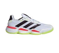 adidas Stabil 16 zapatillas de pista cubierta para hombre | EU 44.7 in Cloud White/Aurora Metallic/Aurora Plum