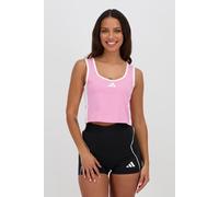 adidas Stadium - Rosa - Camiseta Crop Top Mujer talla M