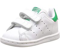 adidas Stan Smith CF I - Zapatillas Deportivas para niños, Color Blanco/Verde, Talla 23
