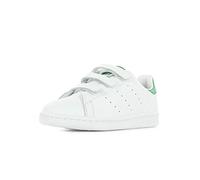 adidas Stan Smith CF, Zapatillas Unisex niños, Blanco (Footwear White/Footwear White/Green), 29 EU