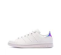 adidas Stan Smith J, Sneaker Unisex niños, Ftwr White Ftwr White Silver Met 521, 36 2/3 EU