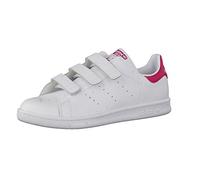 Adidas - Stan Smith, Zapatillas Unisex Niños, Blanco (Footwear White/Footwear White/Bold Pink 0), 33 EU