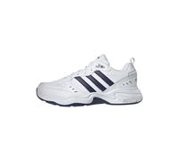 adidas Strutter Shoes, Zapatillas Hombre, Cloud White Dark Blue Matte Silver, 45 1/3 EU