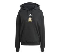 adidas Sudadera con capucha Argentina para mujer 2022, Negro, 38